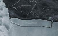 一座4220平方公里的冰山打破了Ronne冰架