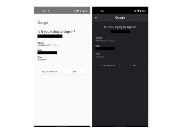 Google在Android上发布了针对双重身份验证界面的新更新