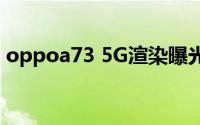oppoa73 5G渲染曝光:65英寸后置矩阵三摄
