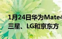 1月24日华为Mate40Pro屏幕供应商曝光：三星、LG和京东方