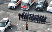 今日最新消息一兰州救援队驰援上海将在黄浦区进行预防性消毒