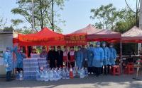 今日最新消息嘉禾县红十字会捐赠物资 情暖防疫一线