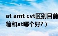 at amt cvt区别目前最好的变速箱（cvt变速箱和at哪个好?）