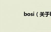bosi（关于bosi的介绍）