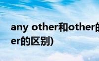 any other和other的区别(any other和other的区别)