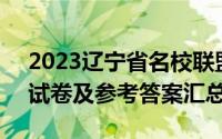 2023辽宁省名校联盟高三9月联合考试各科试卷及参考答案汇总
