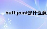 butt joint是什么意思(joint是什么意思)