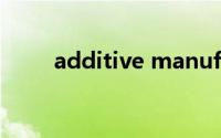 additive manufacturing letpub